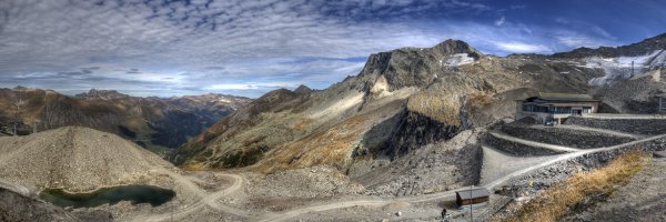 Blick vom Tuxer Fernerhaus